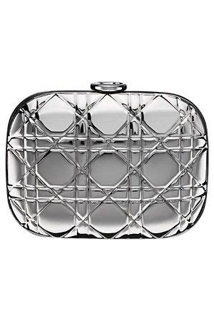 dior minaudiere metal box clutch|Dior make up clutch.